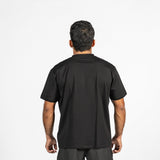 Men's Active Oversized Night Black T-shirt