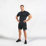 Performance Jet Black Graphic T-Shirt