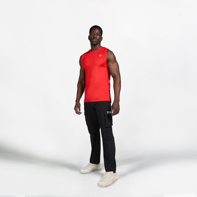 Sleeveless Shirt For Mens workout RZIST Paprika Shirt - RZIST