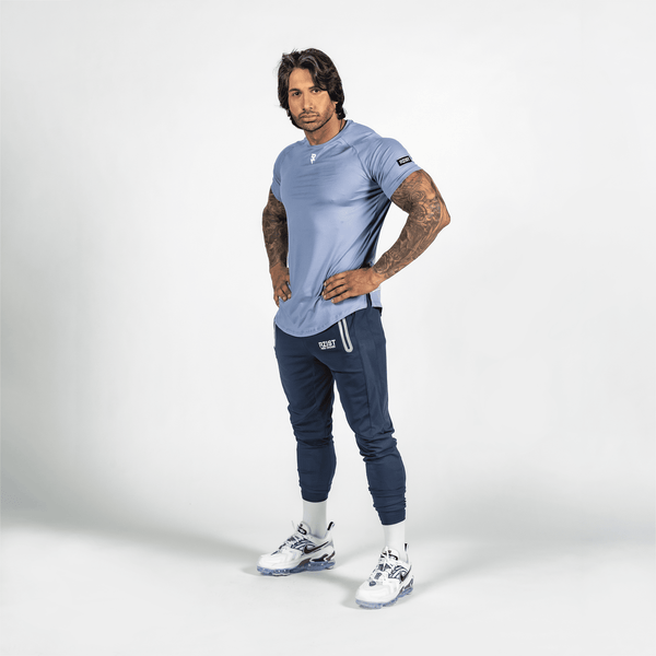 Men's Active Lifestyle Steel Blue T-shirt