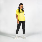 Limited Edition Women's Active Oversized Hot Yellow T-shirt