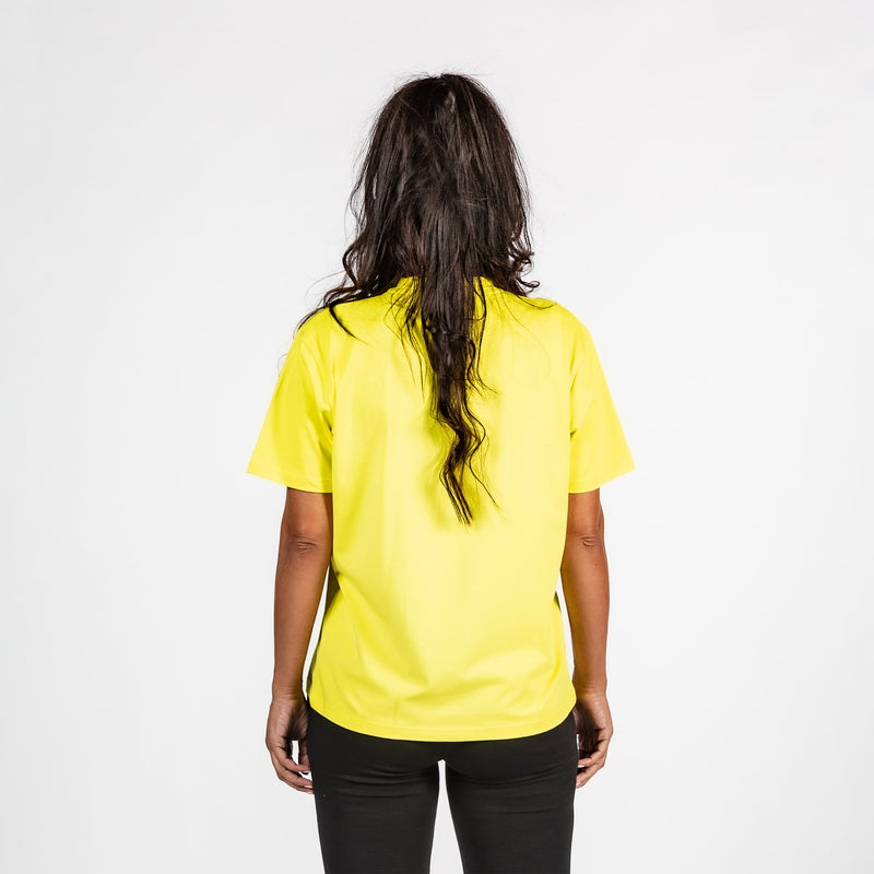 Limited Edition Women's Active Oversized Hot Yellow T-shirt